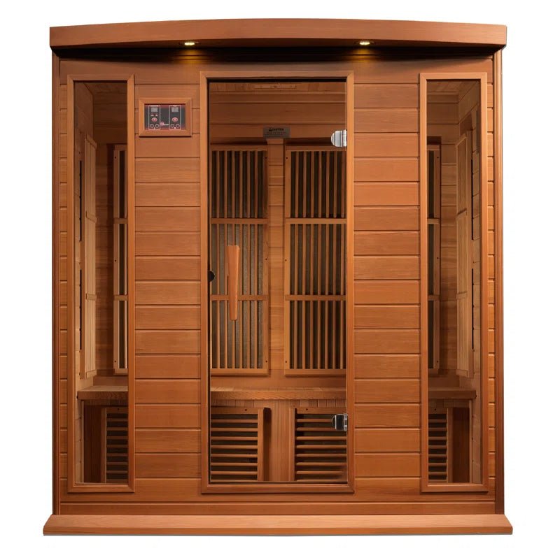 Maxxus® PureTech® Near Zero EMF FAR infrared 4 person indoor sauna - Premium Spa & Sauna from Luxurysaunasnspas.store