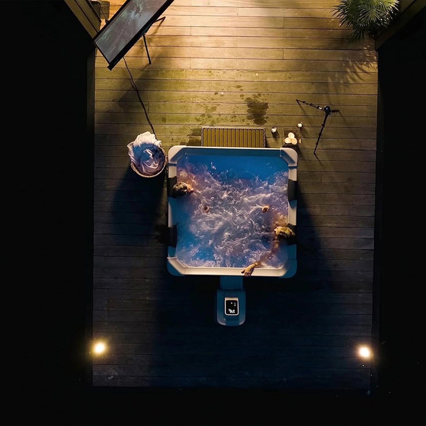 Mspa Oslo Spa 6 - Person Square Bubble Spa - Premium Spa & Sauna from Luxurysaunasnspas.store