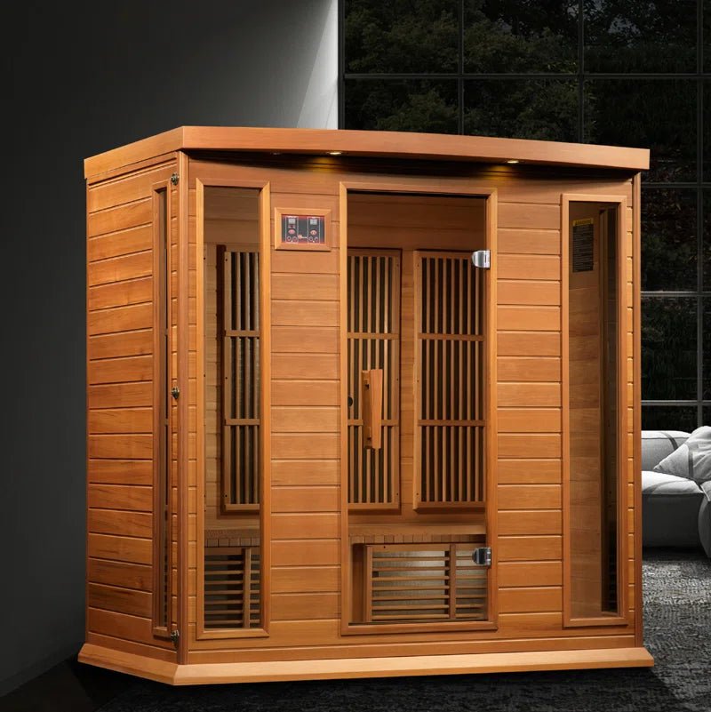 Maxxus® PureTech® Near Zero EMF FAR infrared 4 person indoor sauna - Premium Spa & Sauna from Luxurysaunasnspas.store