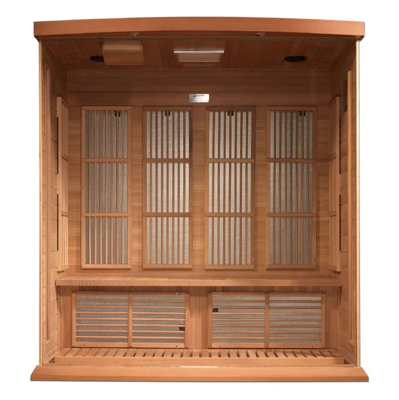Maxxus® PureTech® Near Zero EMF FAR infrared 4 person indoor sauna - Premium Spa & Sauna from Luxurysaunasnspas.store