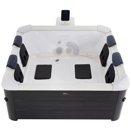 Mspa Oslo Spa 6 - Person Square Bubble Spa - Premium Spa & Sauna from Luxurysaunasnspas.store